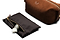 Suede Wash Bag / Dopp Kit - Tobacco Brown
