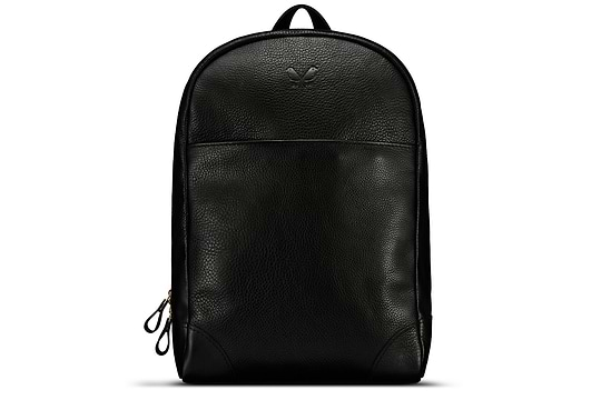 Leather Backpack - Black