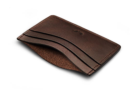 Farringdon Card Holder - Dark Brown