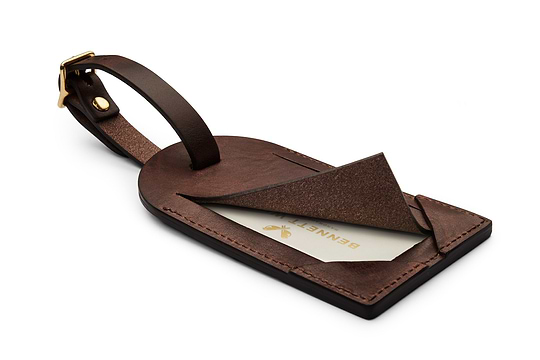 Luggage Tag - Dark Brown