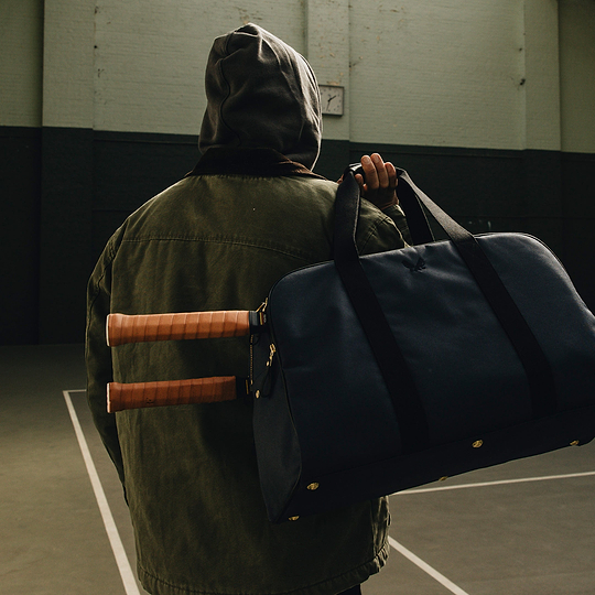 Blue Sports Duffle Bag | Tennis Bag With Laptop Compartment