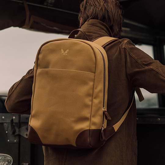 The Backpack | Tan Canvas Backpack for Men