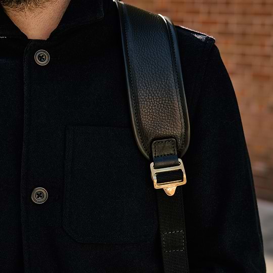 bennett winch leather backpack Black Leather Backpack for Men