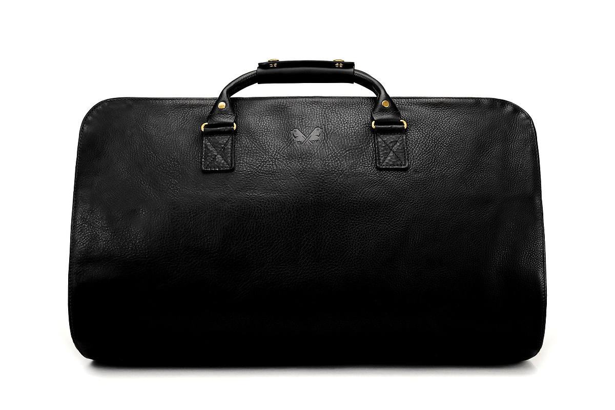 Leather S.C Holdall - Black