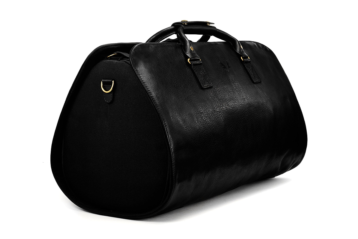 Leather S.C Holdall - Black