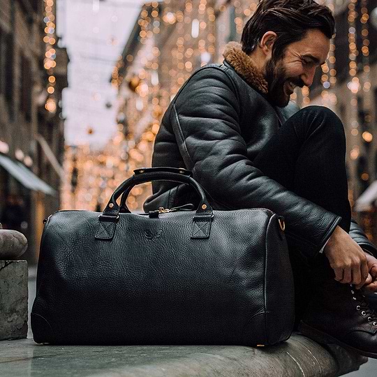 Leather Overnight Bag Mens () Leather Overnight Bag Mens