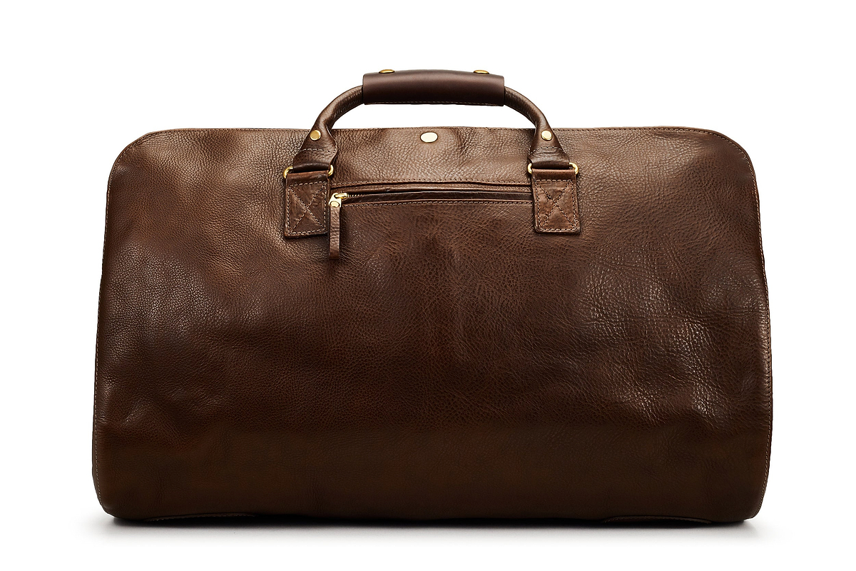 Leather S.C Holdall - Brown