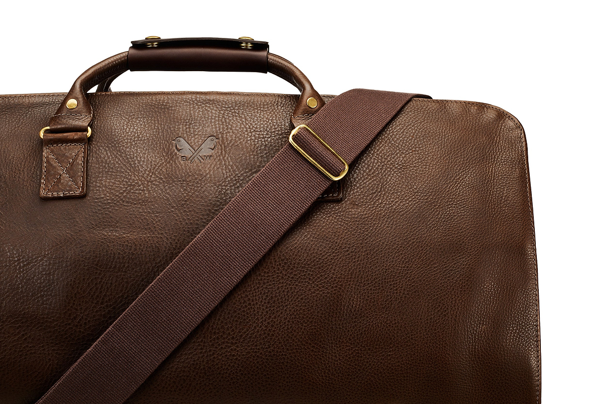 Leather S.C Holdall - Brown