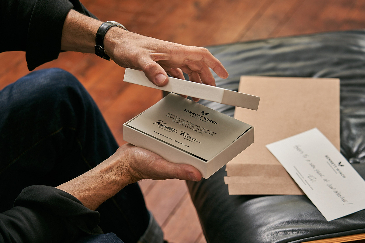 Farringdon Card Holder - Brown