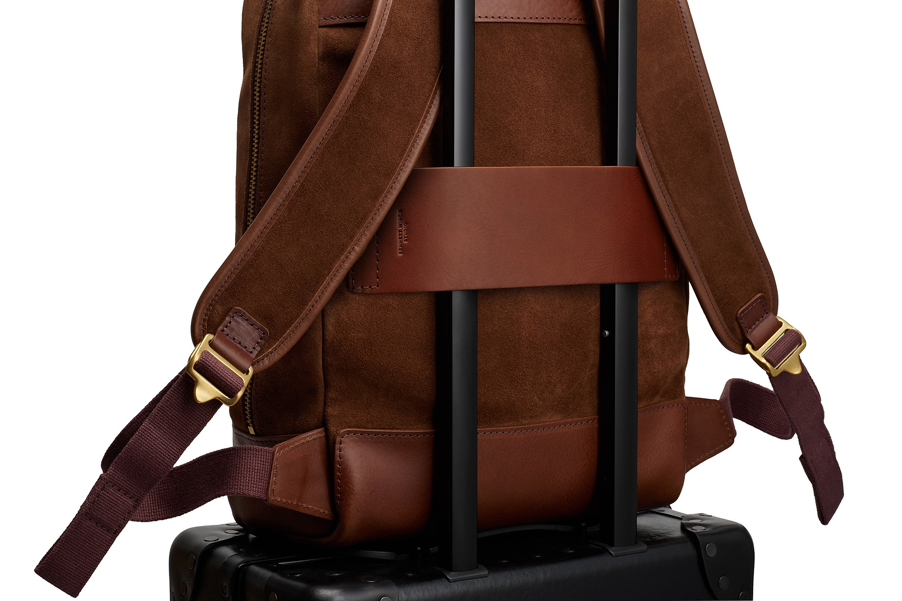 Suede Backpack - Tobacco Brown