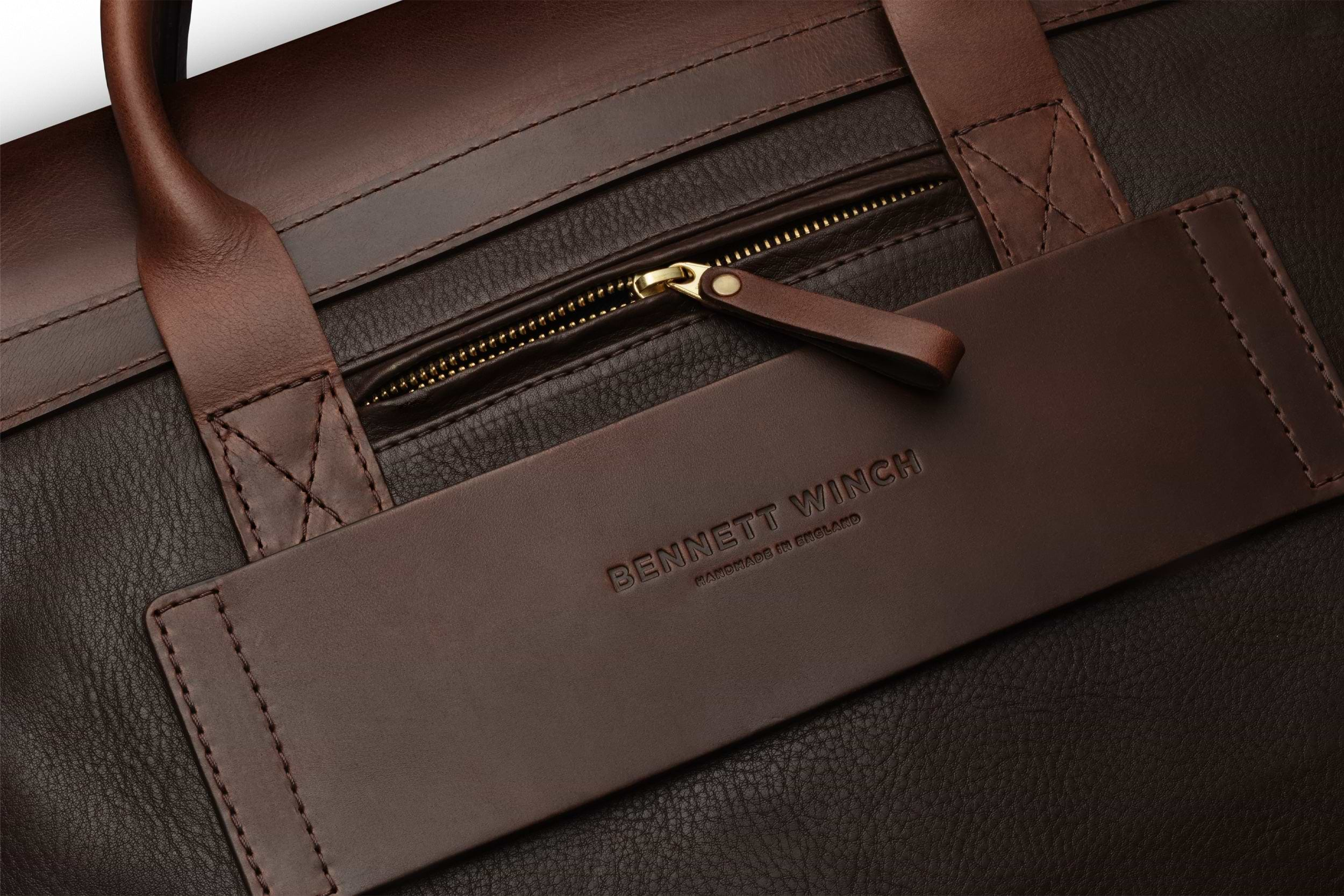 Leather Brief - Brown