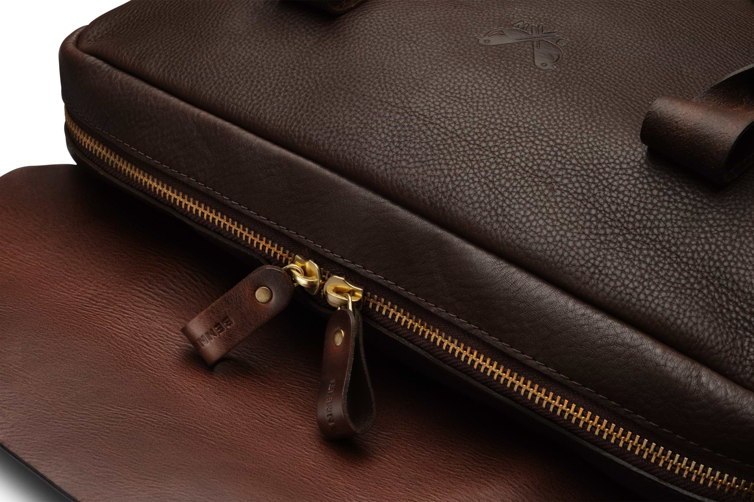 Leather Brief - Brown