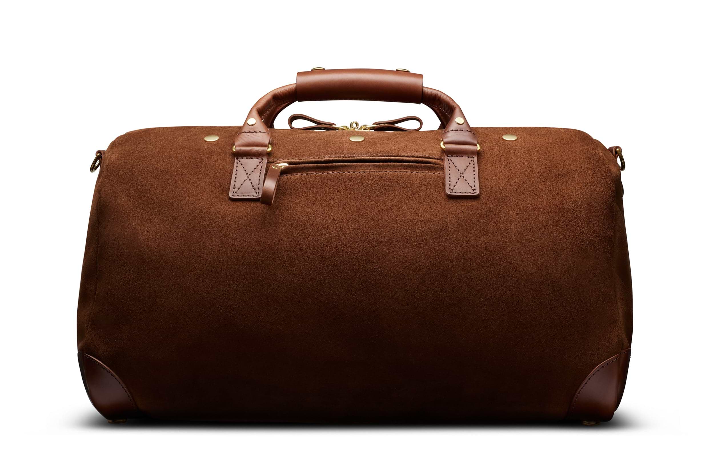 Brown Suede Commuter | Suede Duffle Bag | Bennett Winch