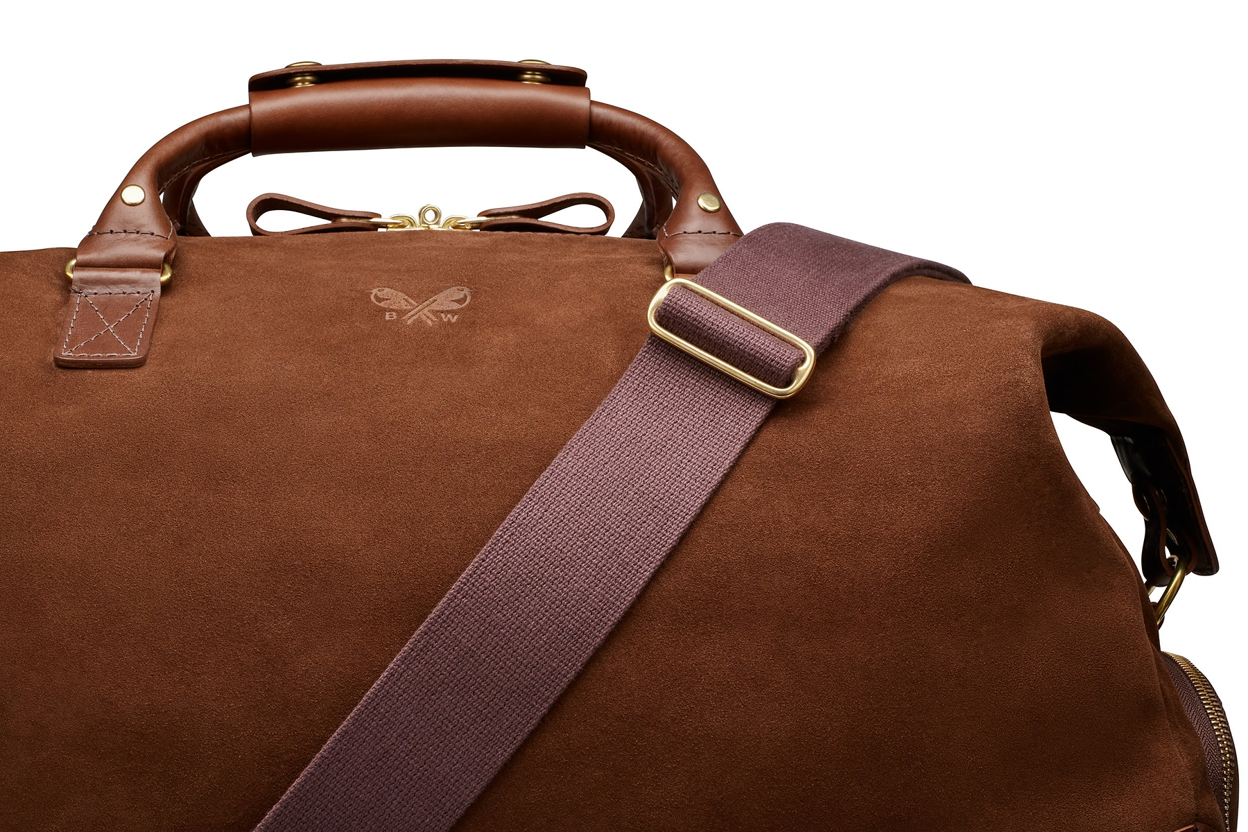 Suede Weekender - Tobacco Brown