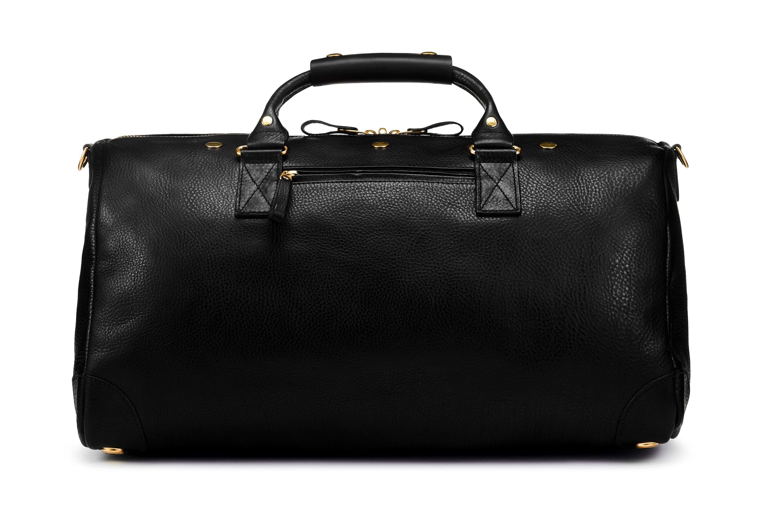 Black Leather Duffel | Men's Leather Duffel Bag | Bennett Winch
