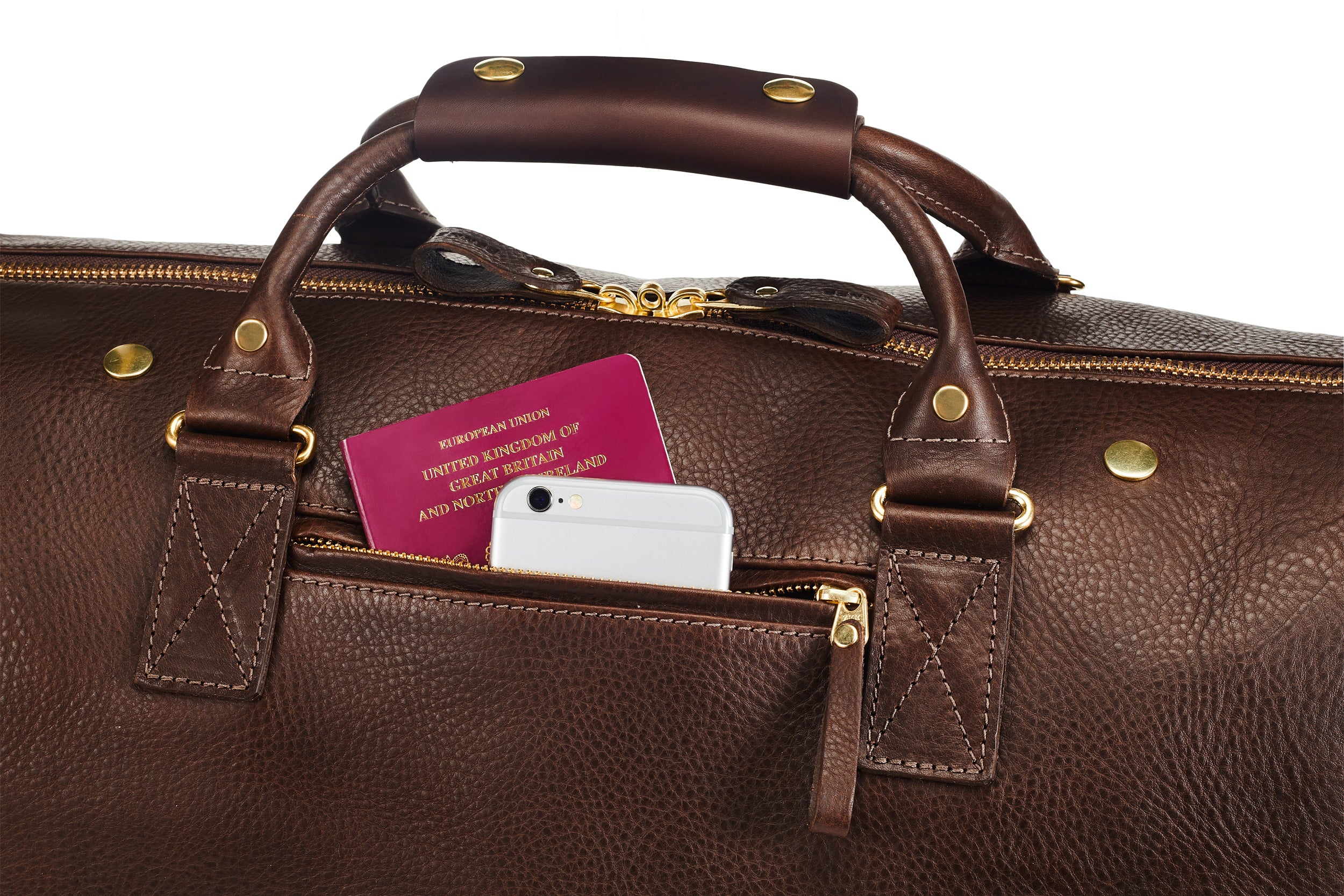 Brown Leather Duffel | Men's Leather Duffel Bag | Bennett Winch