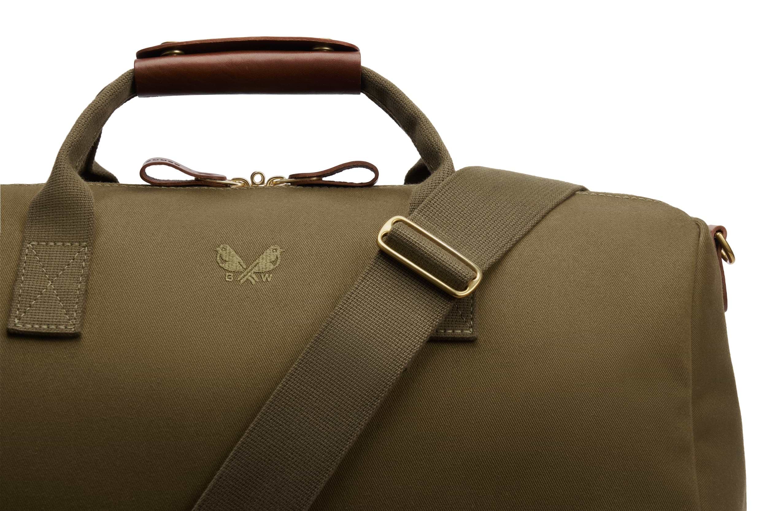 The Commuter | Olive Green Canvas Duffel Bag | Bennett Winch