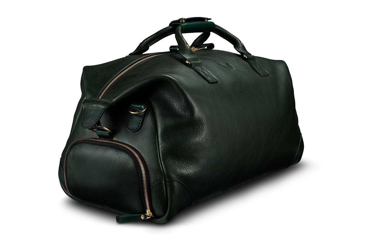 Bennett Winch x 24H Le Mans Leather Weekend Bag