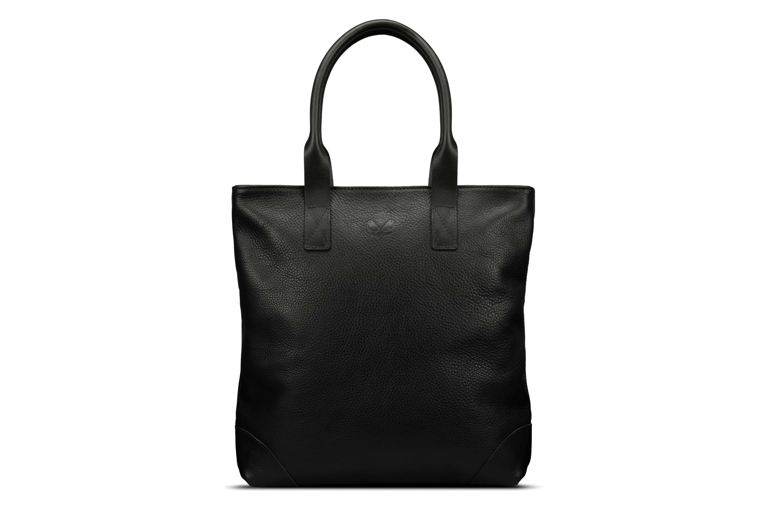 Leather Tote - Black