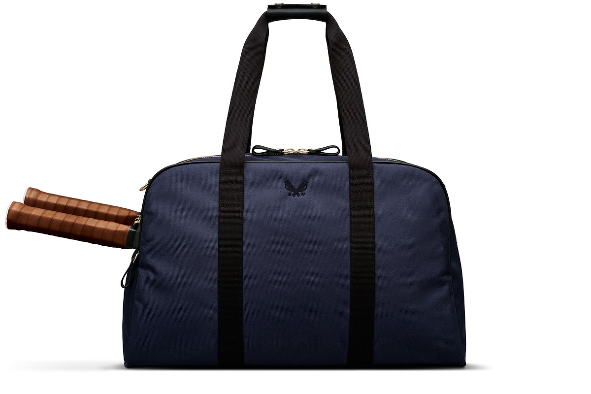 Blue Sports Duffle Bag | Tennis Bag With Laptop Compartment