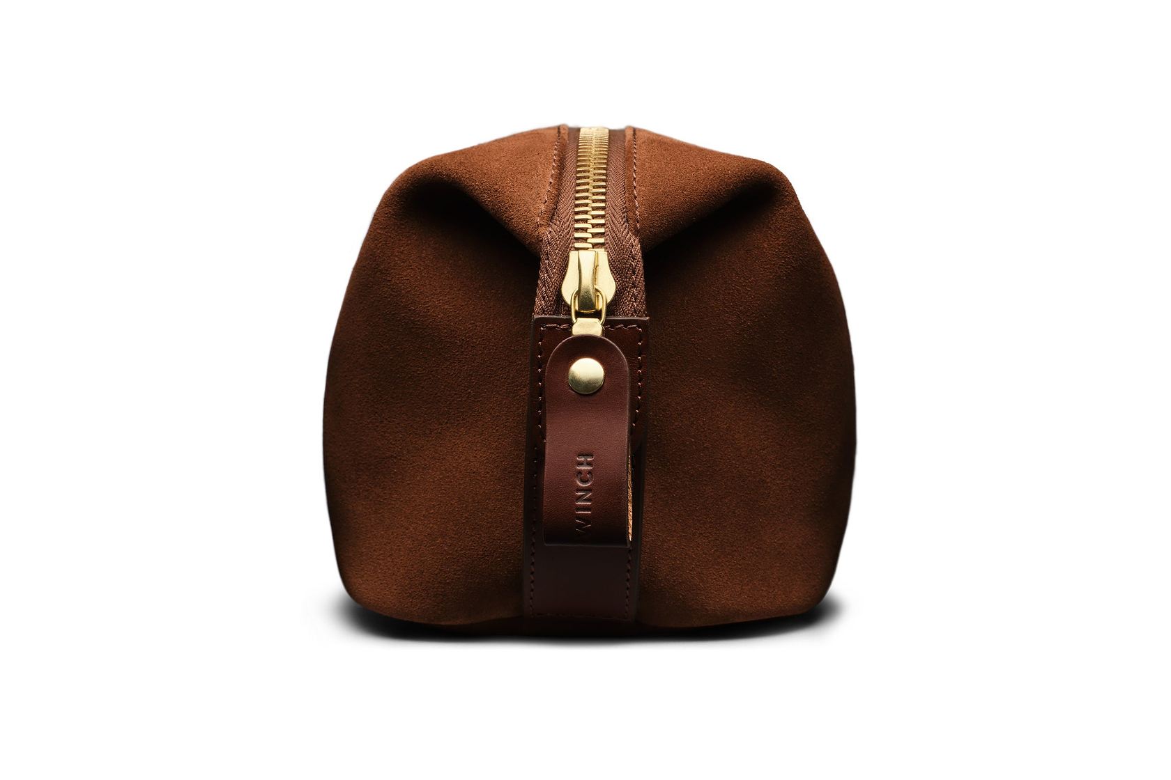 quality zipper closure on luxury wash bag