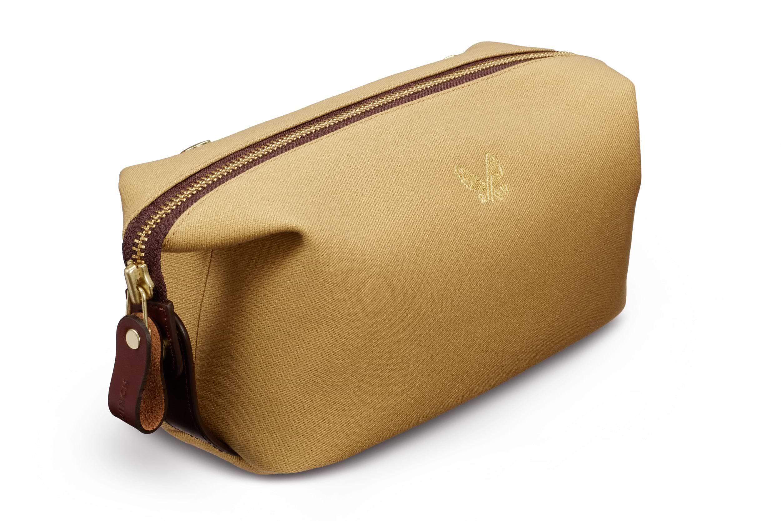 Canvas Wash Bag / Dopp Kit - Sand