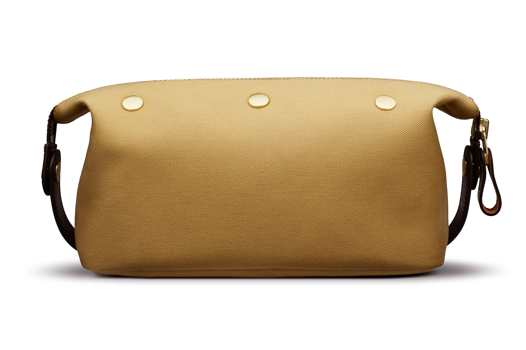 Canvas Wash Bag / Dopp Kit - Sand