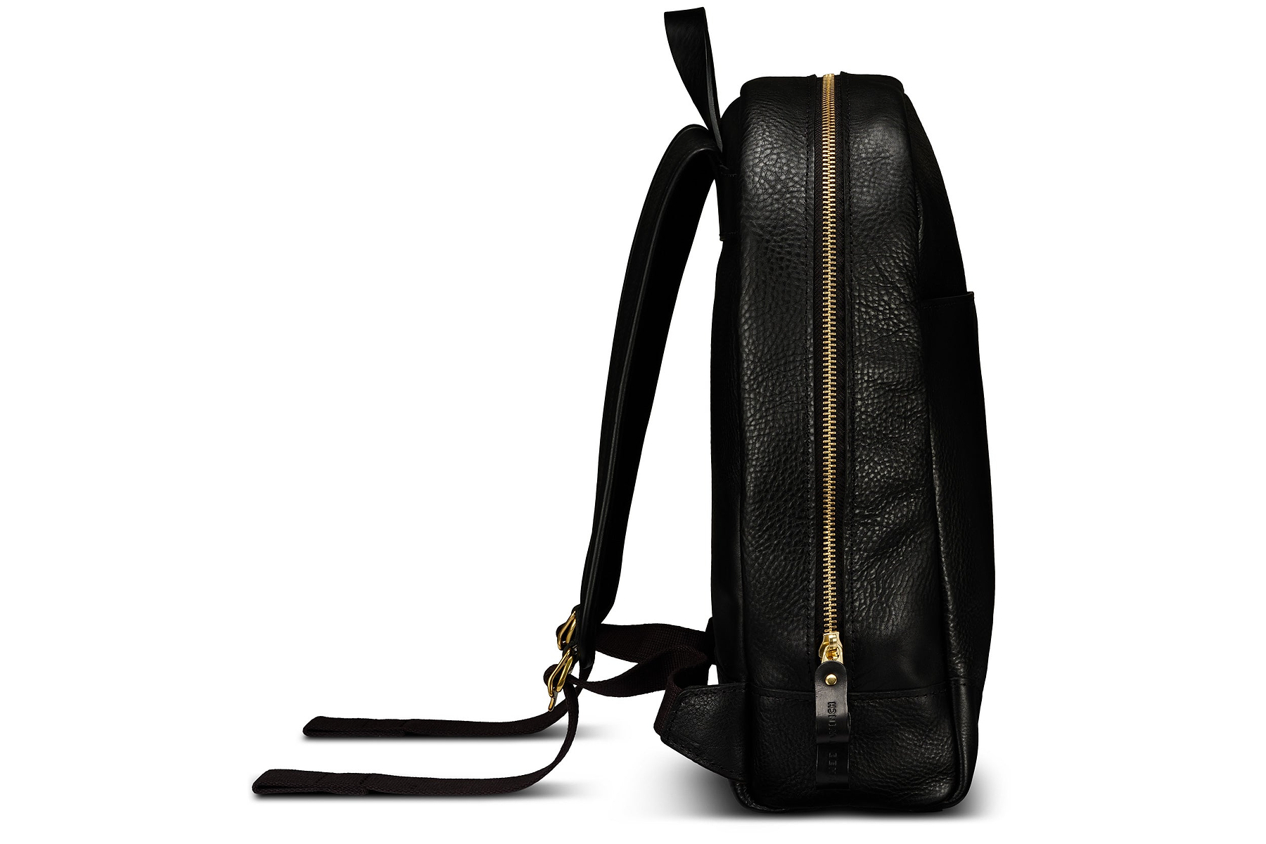 Leather Backpack - Black