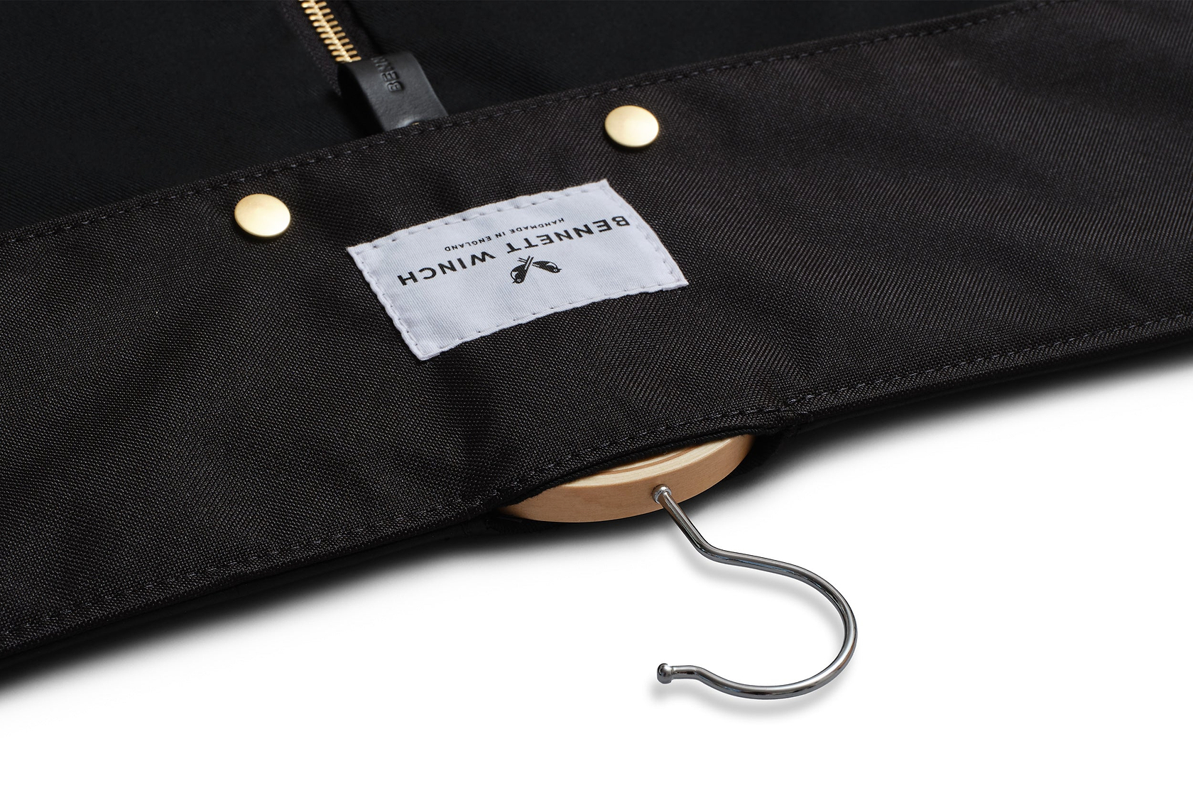 the hanger space of the trifold