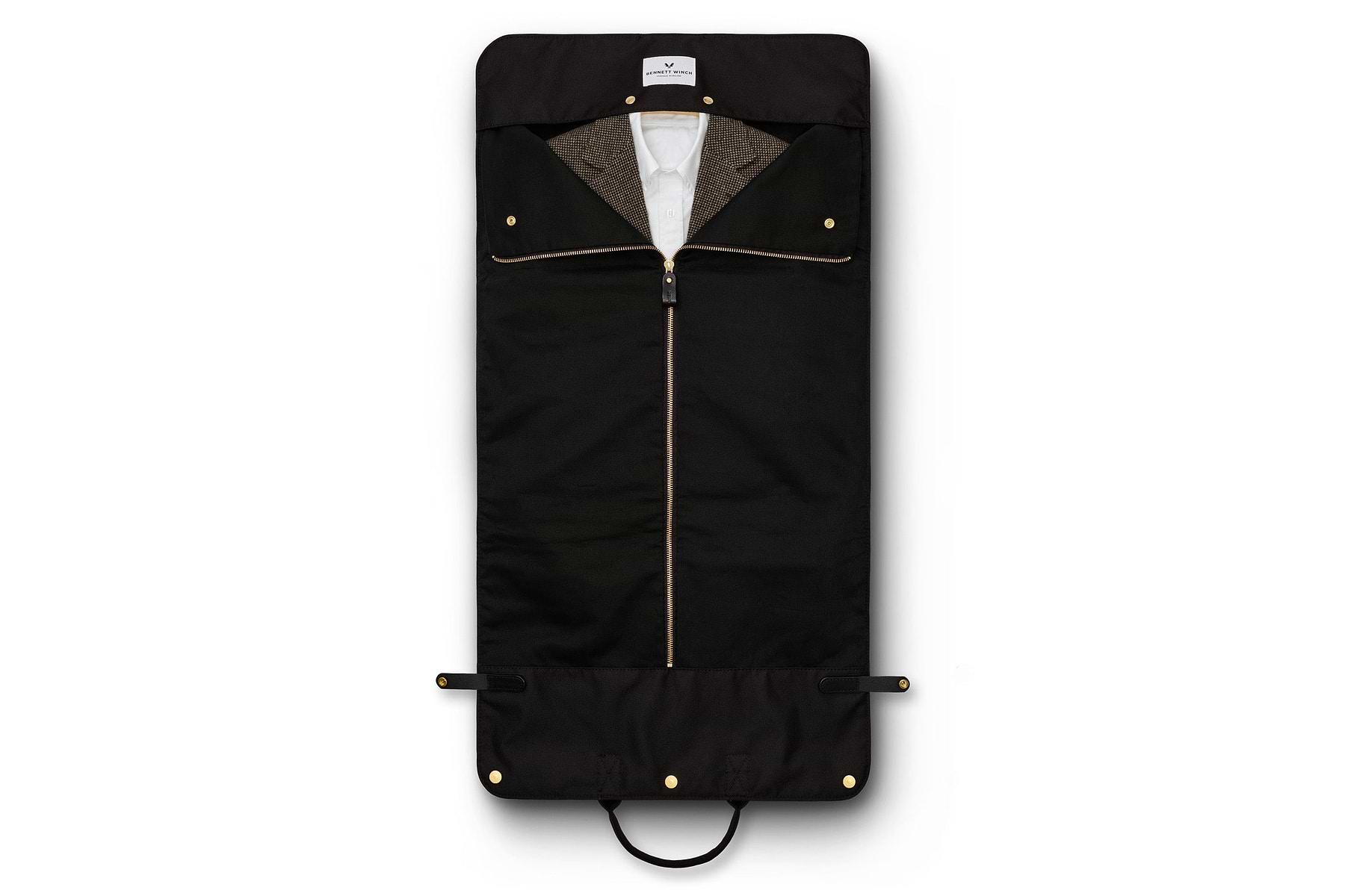 black Bennett Winch trifold laid out in full length