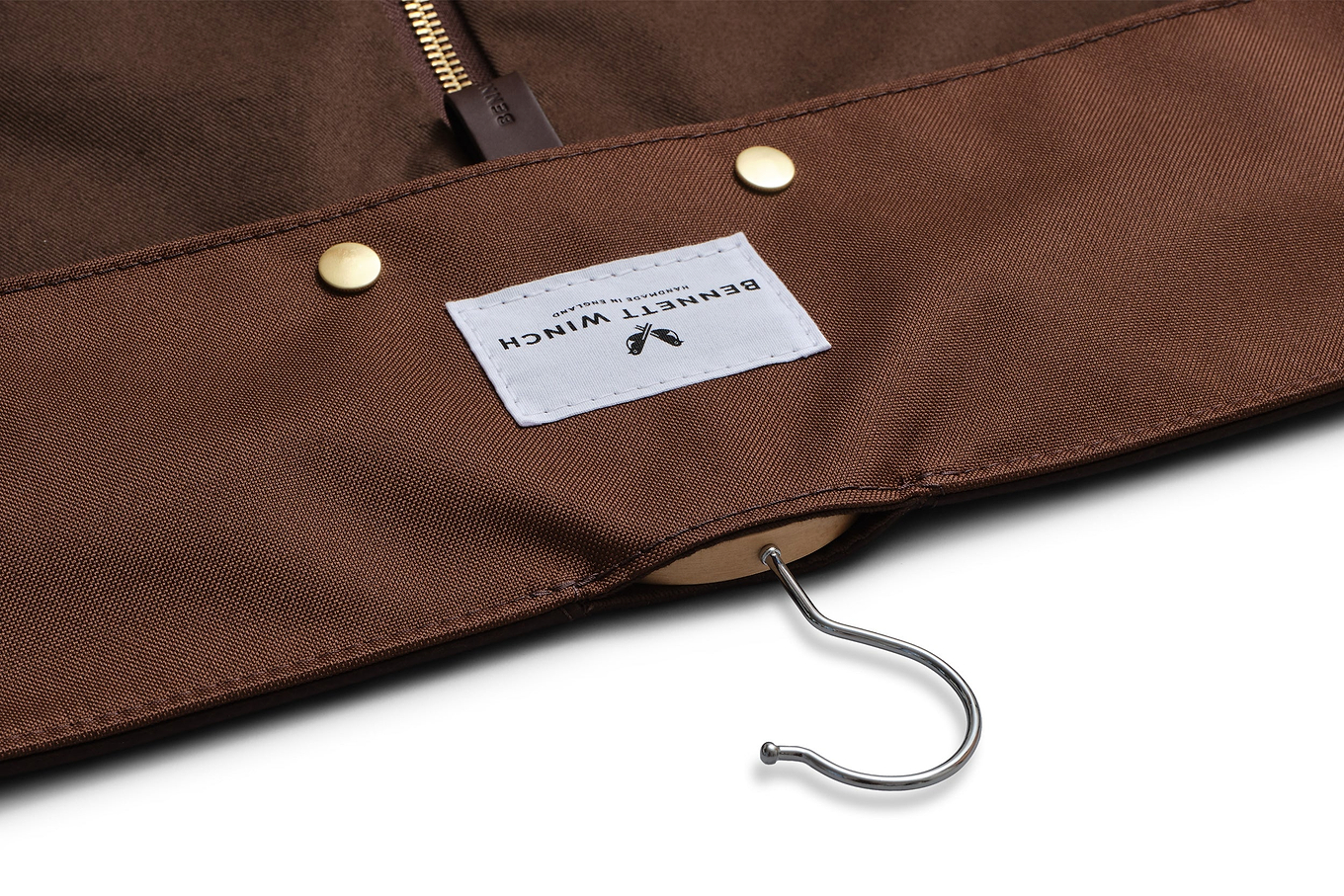 the hanger compartment of the trifold