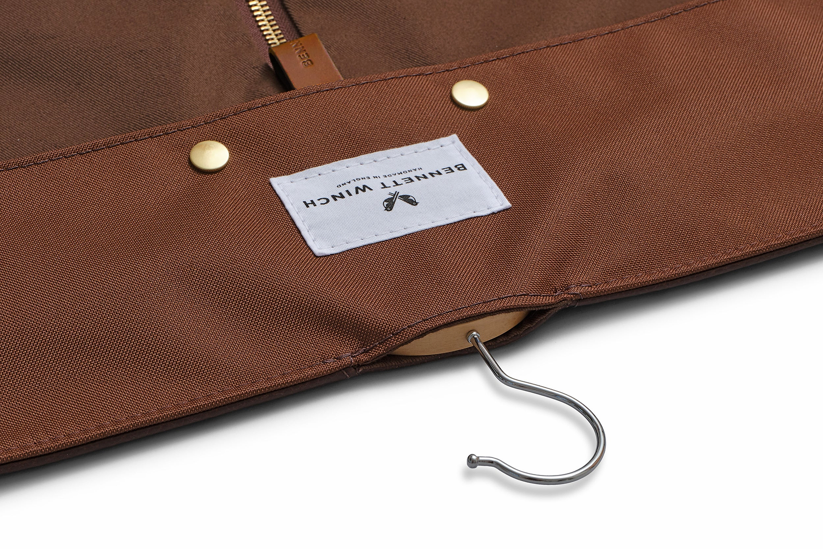 the hanger compartment of the trifold