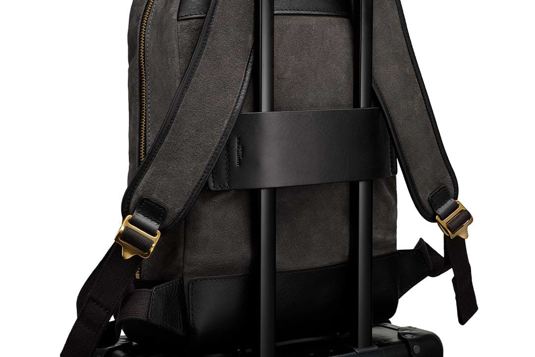 Suede Backpack - Storm Grey