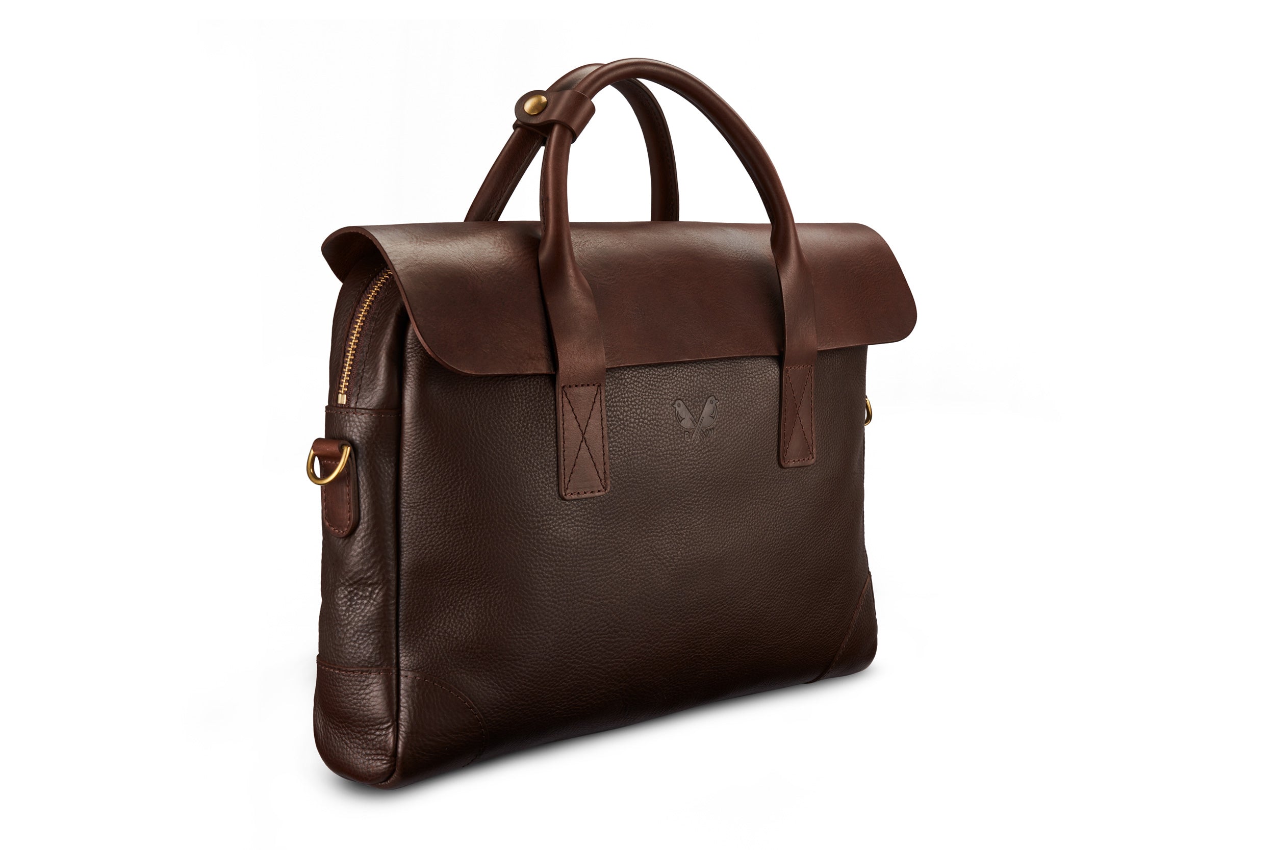 Leather Brief - Brown