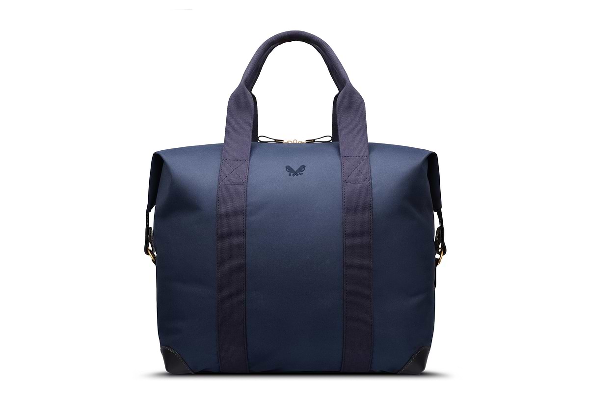 バッグ CTC STORE ADVENTURE DAY PACK NAVY The Cargo Bag | 75L Medium Luxury Navy Blue Nylon Duffel Bag
