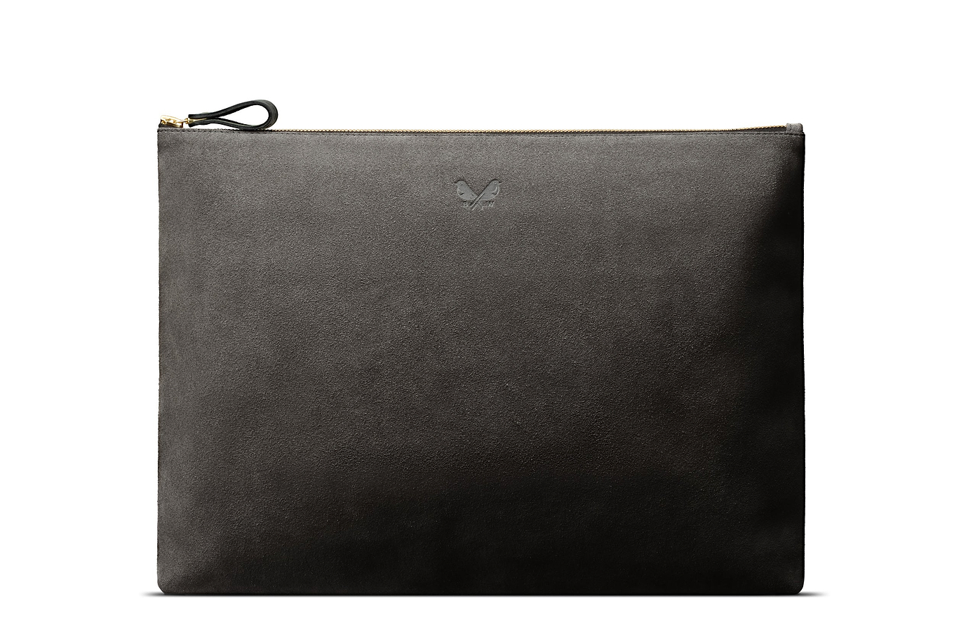 Suede Flight Folio - Storm Grey