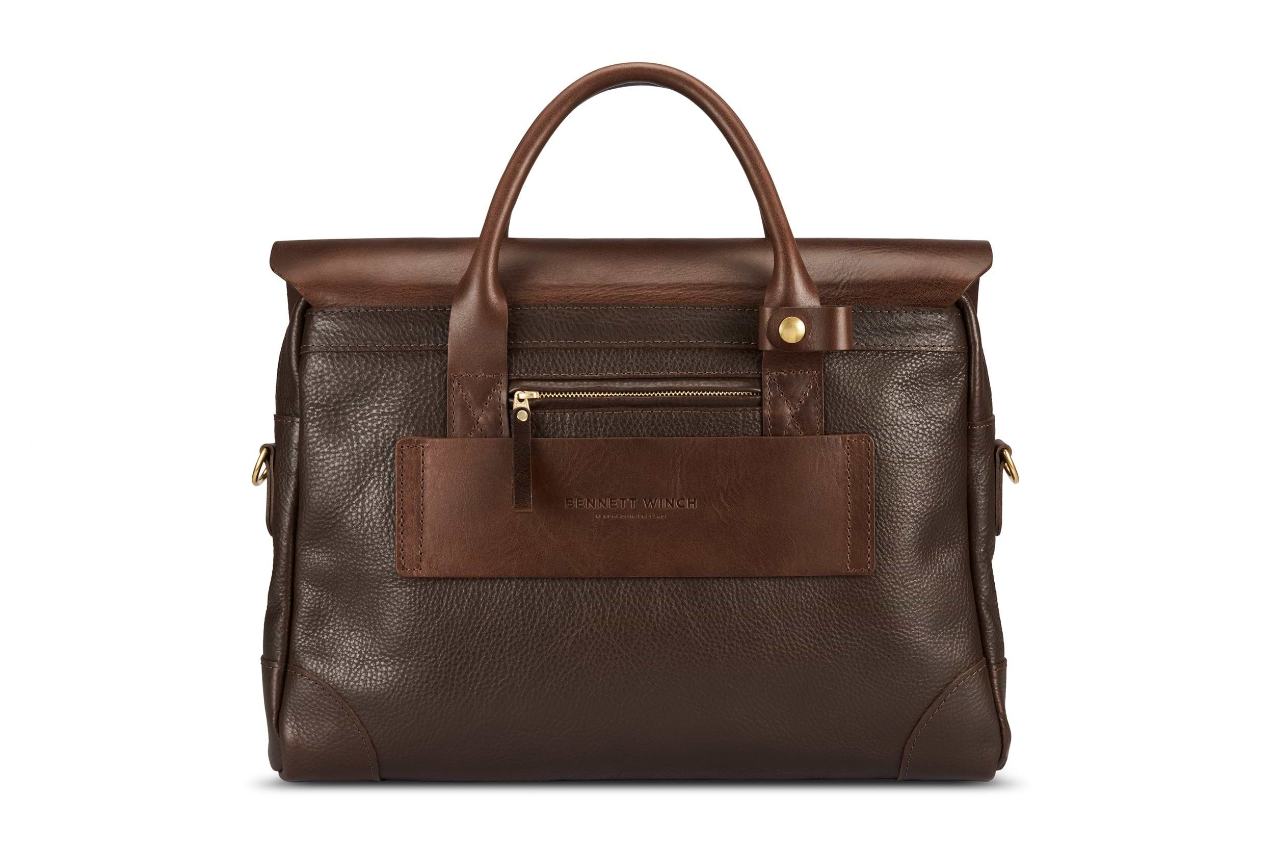 Leather Brief - Brown