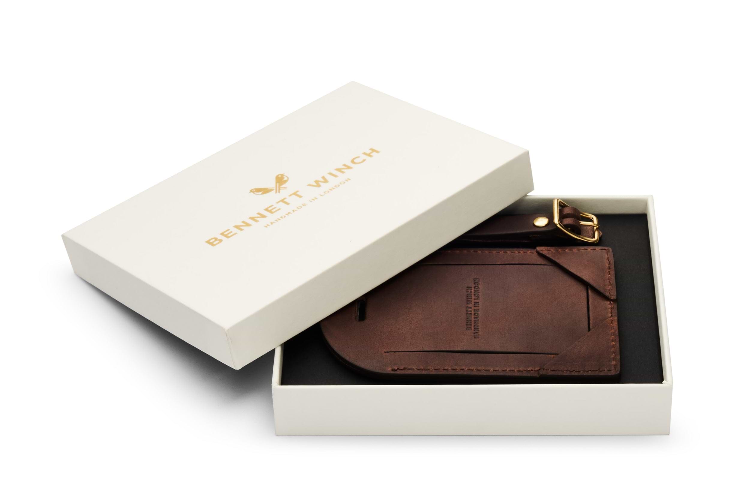 Luggage Tag - Dark Brown