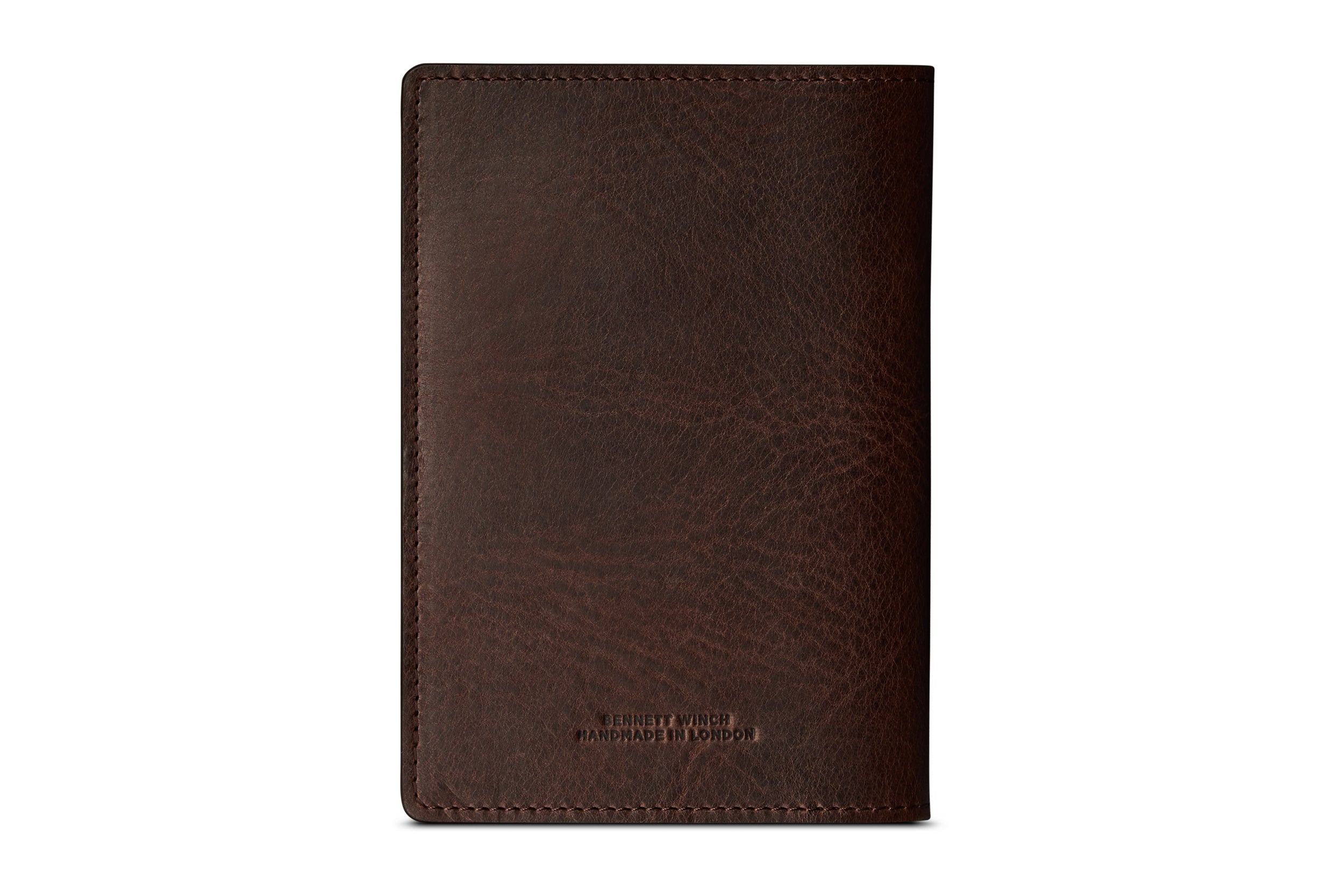 Passport Wallet | Dark Brown Leather Passport Holder