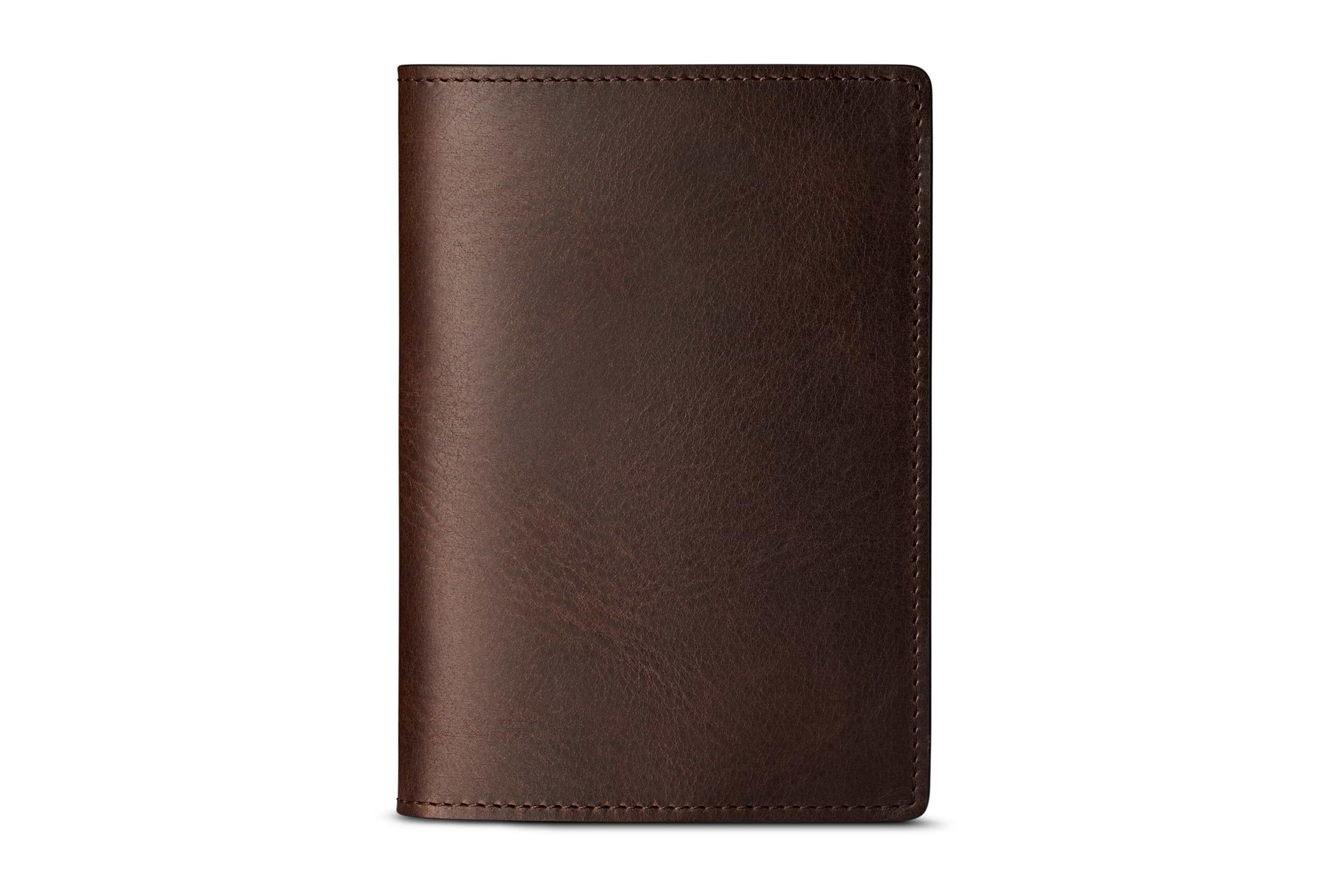 ◇Rest & Recreation◇ PASSPORT WALLET DARK BROWN Passport Wallet | Dark Brown Leather Passport Holder