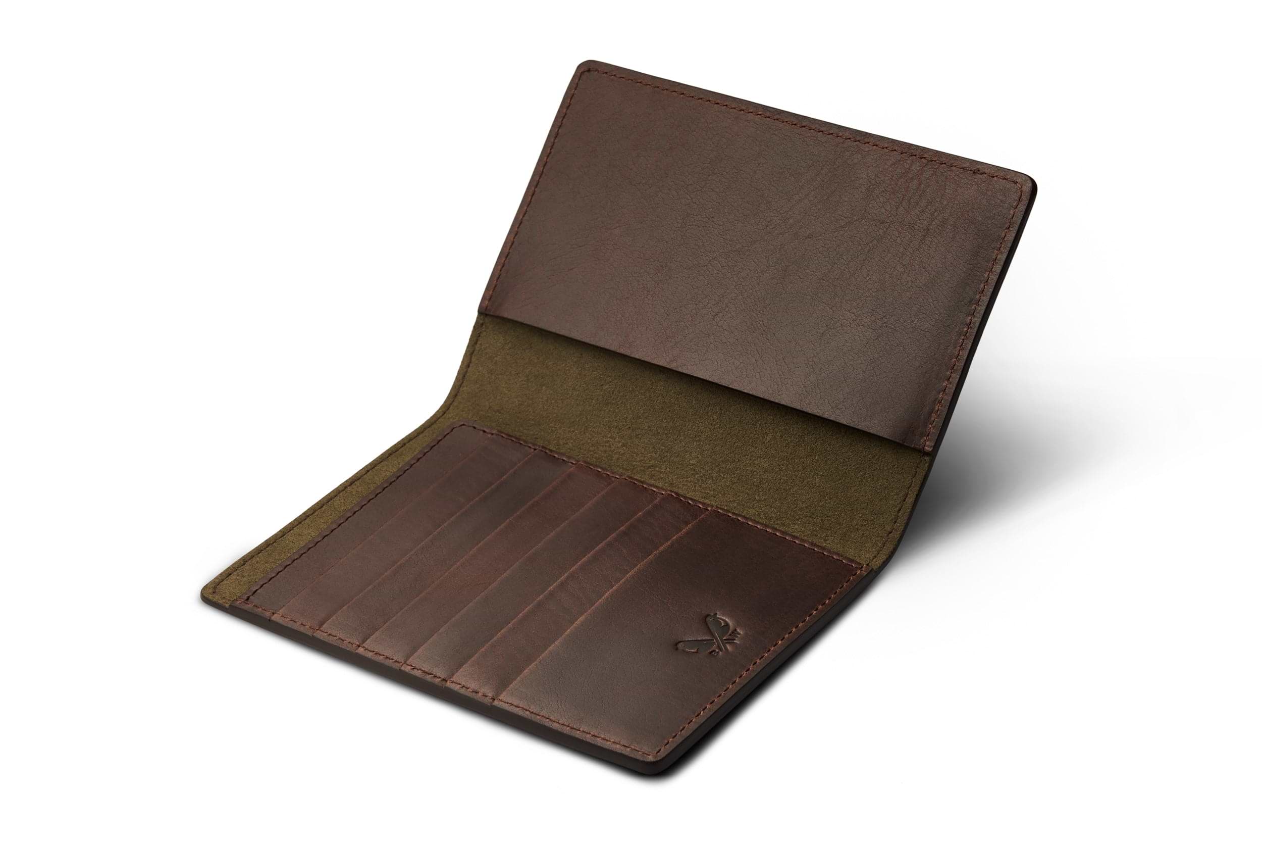 ◇Rest & Recreation◇ PASSPORT WALLET DARK BROWN Passport Wallet | Dark Brown Leather Passport Holder