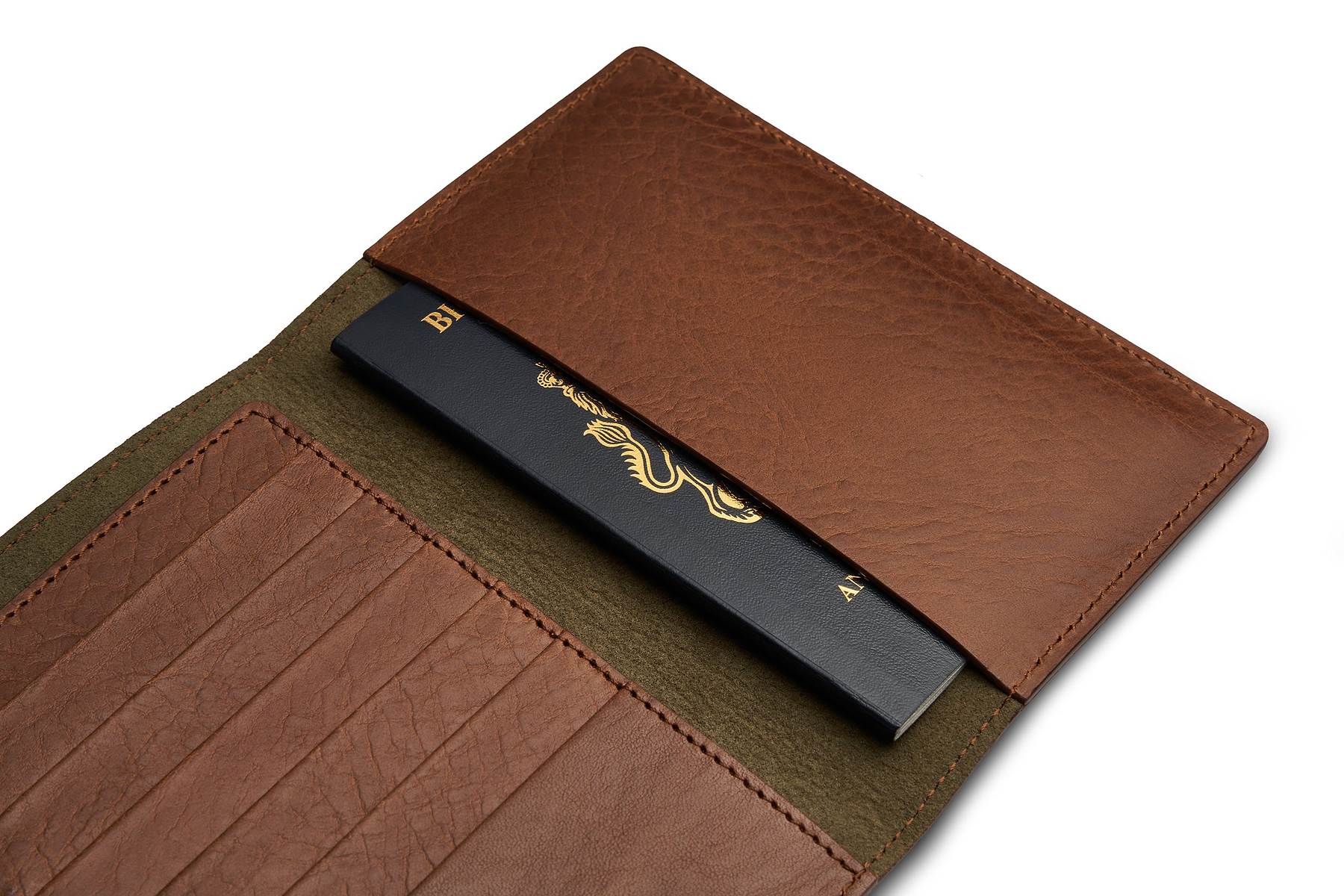 Passport Wallet - Brown