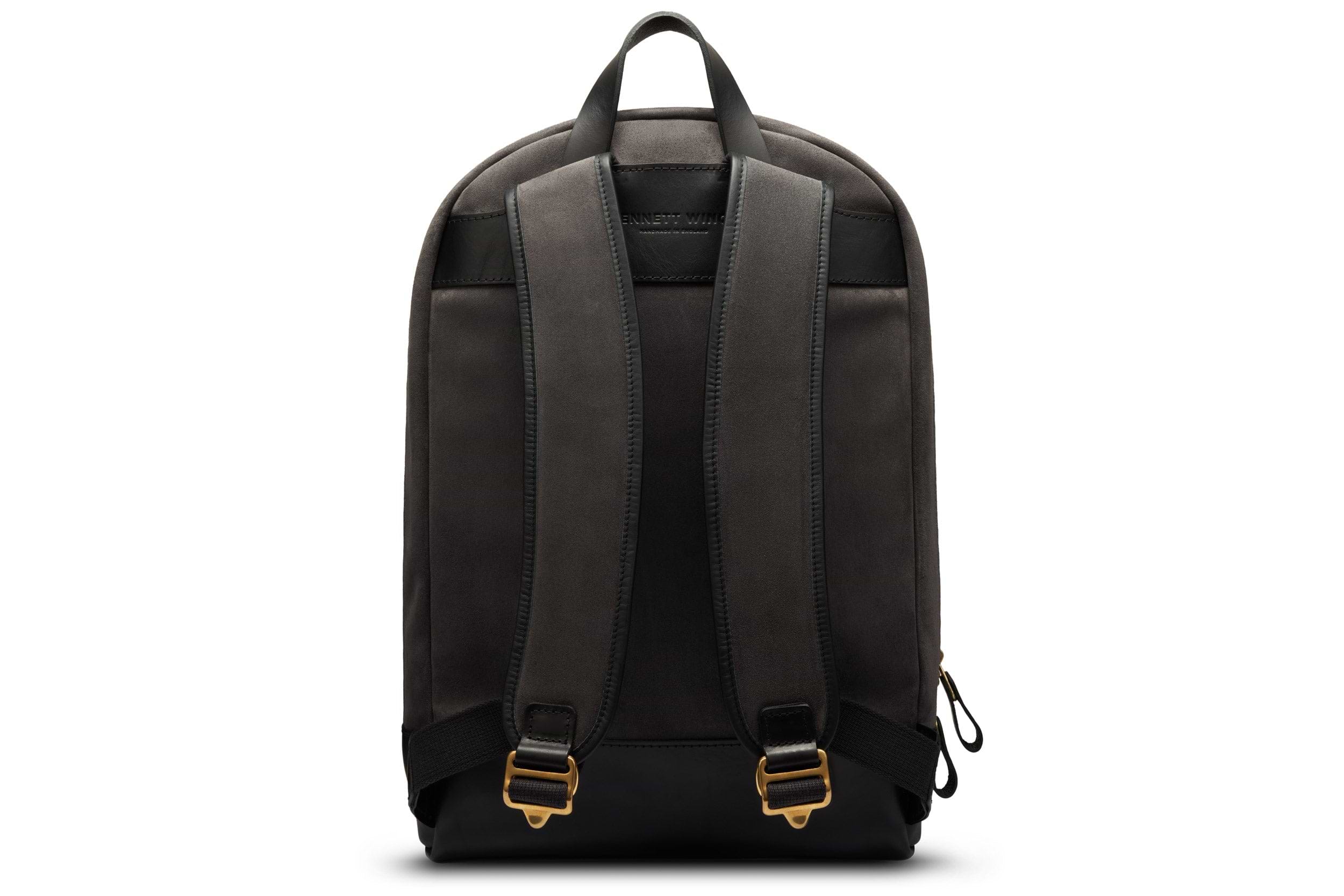Grey Suede Backpack | Mens Waterproof Laptop Backpack – Bennett Winch