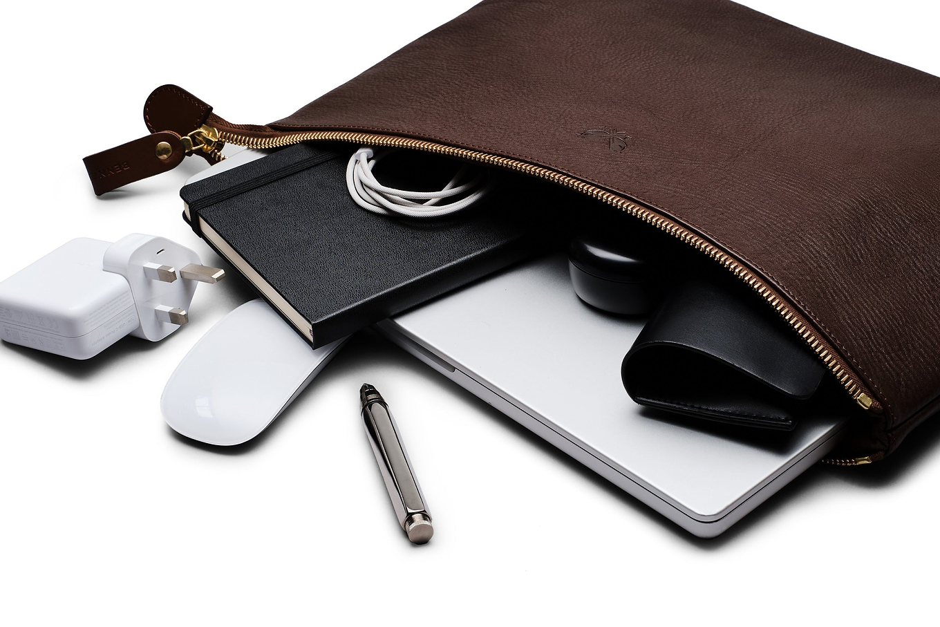 Flight Folio XL - Brown Leather