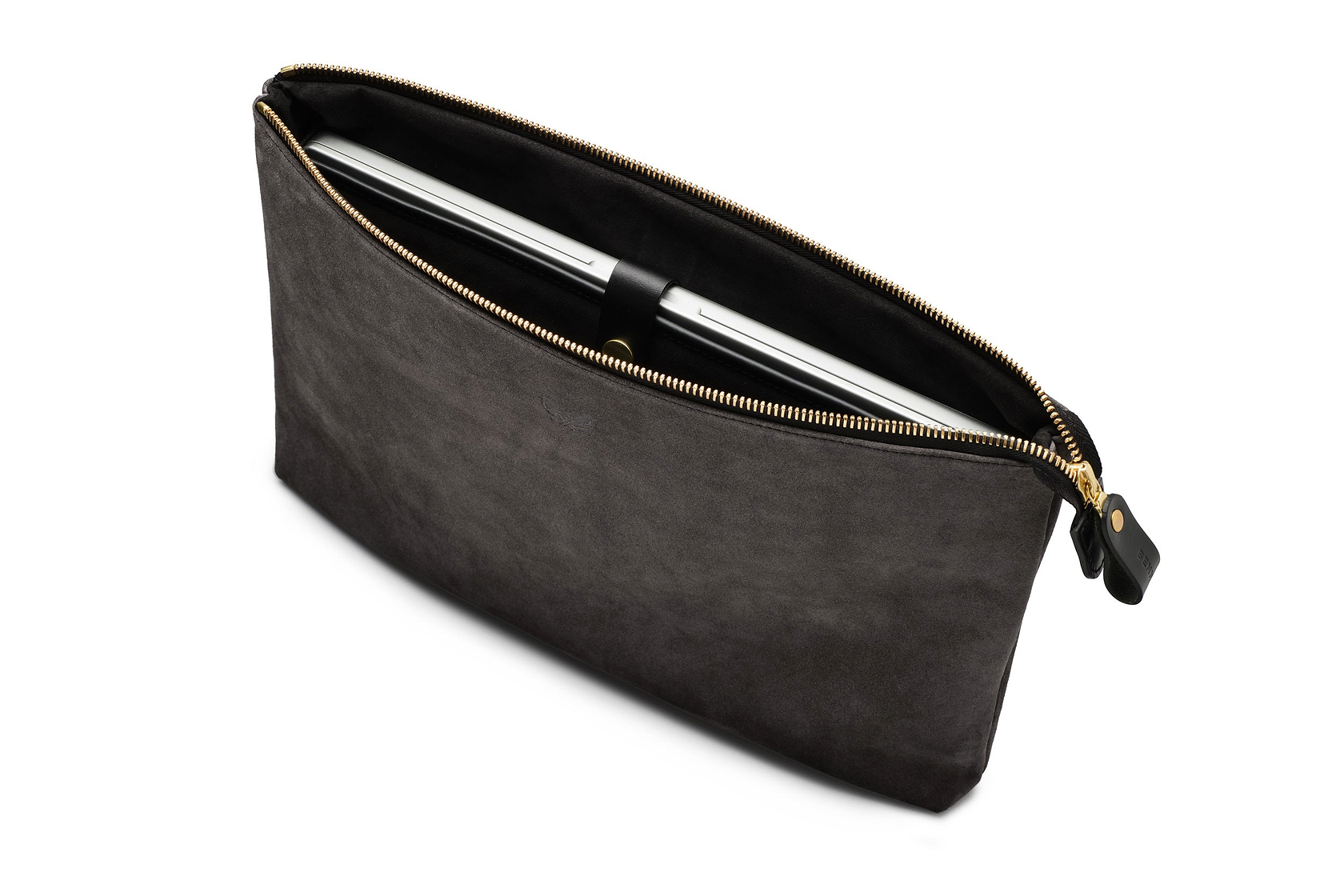 Suede Flight Folio XL - Storm Grey