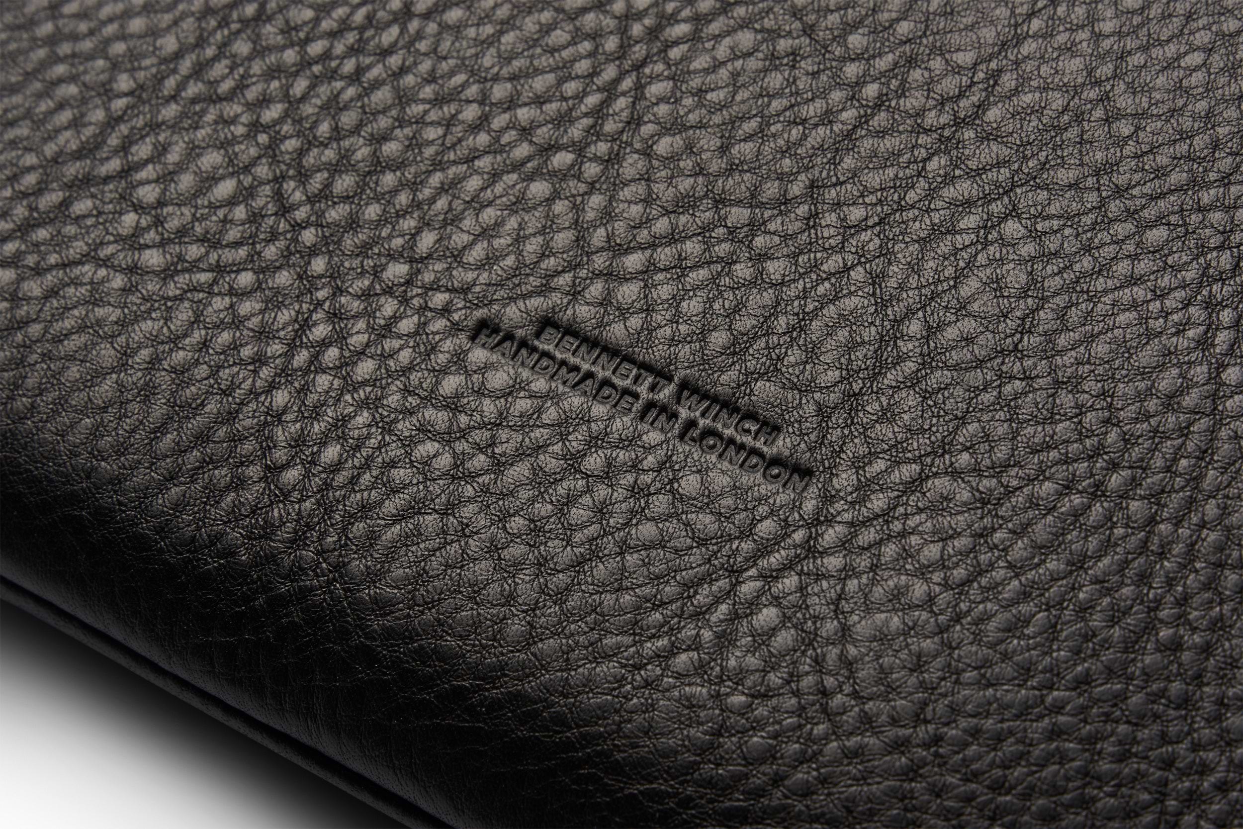 Flight Folio - Black Leather