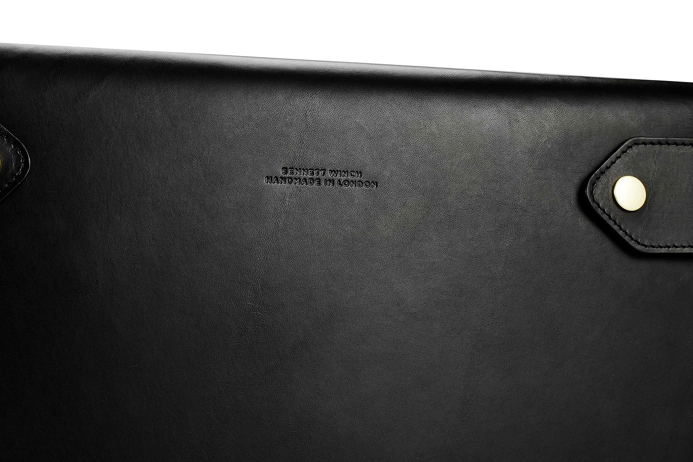 Large Folio - Black Leather