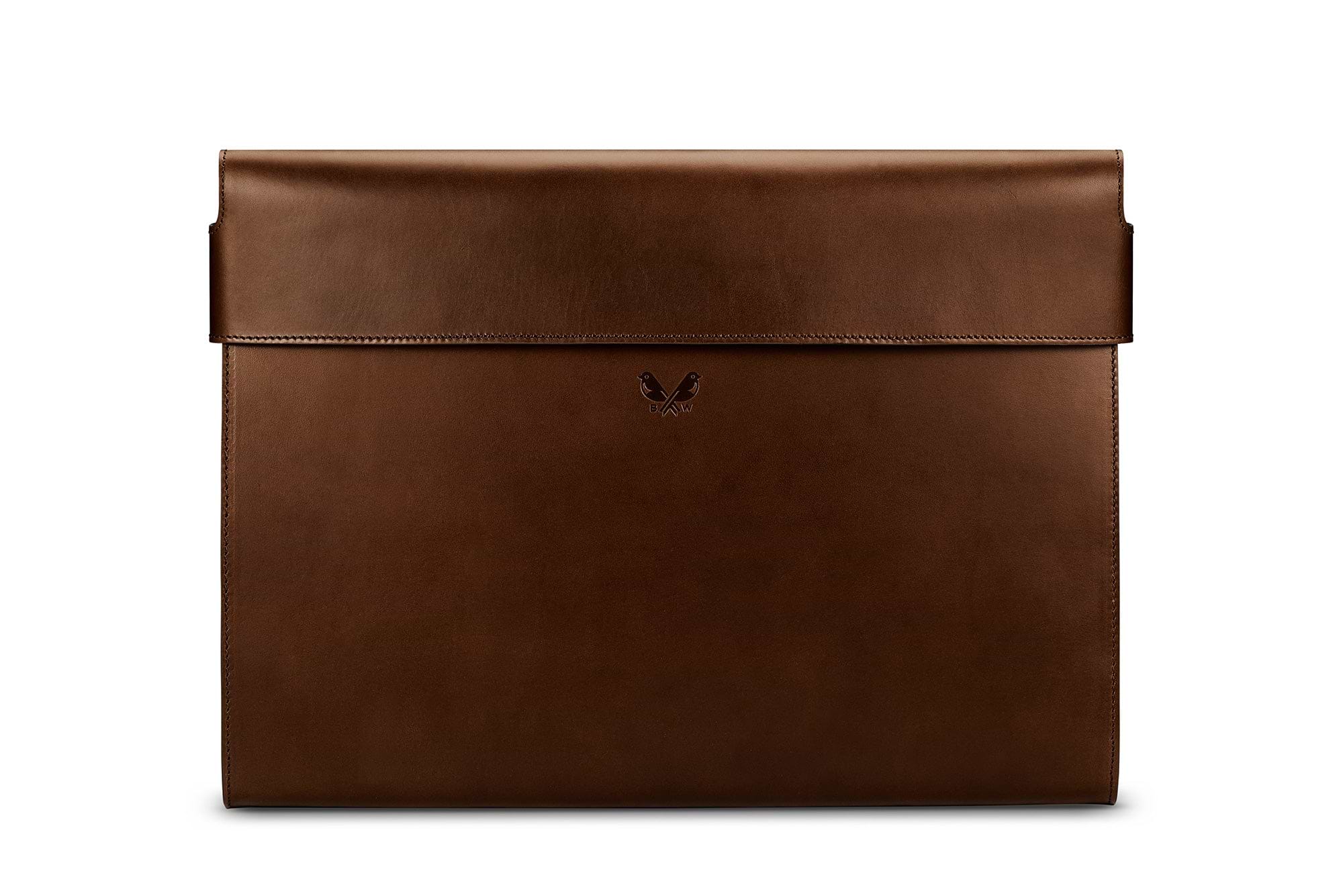 Brown Color Case Large Folio | Brown Leather Portfolio Case | Bennett Winch