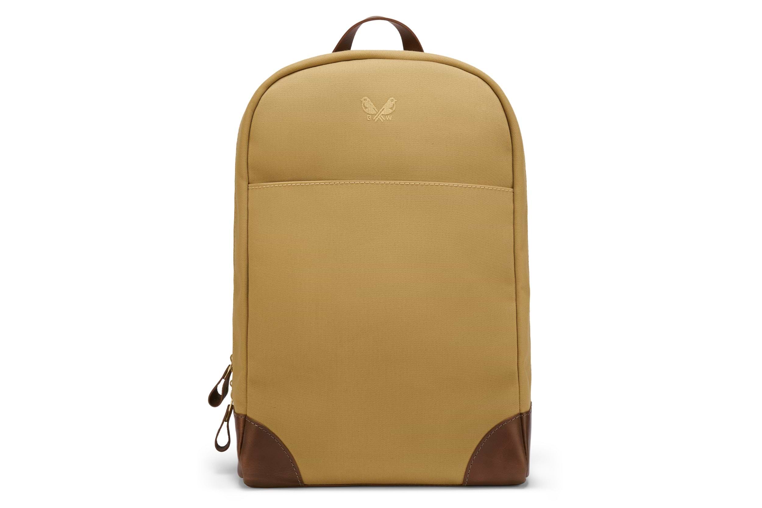 Tan backpack mens cheap