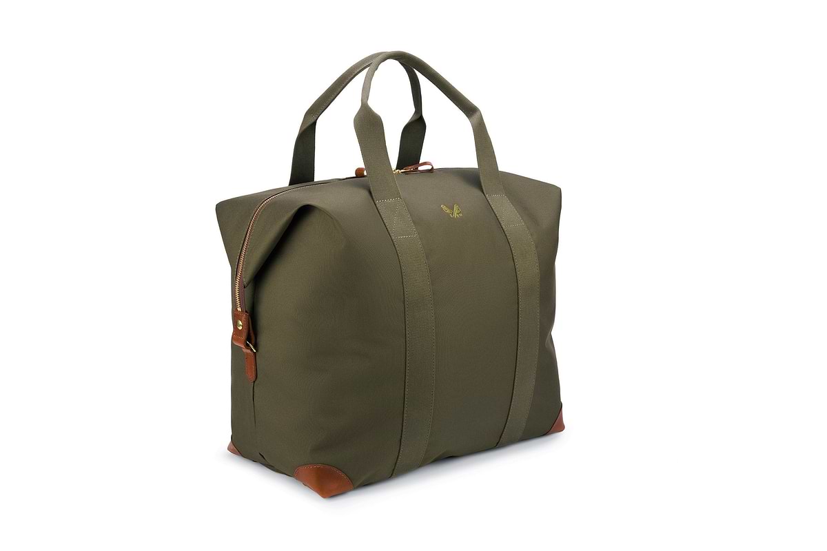 The Cargo Bag | 125L Large Olive Green Luxury Nylon Duffel Bag 